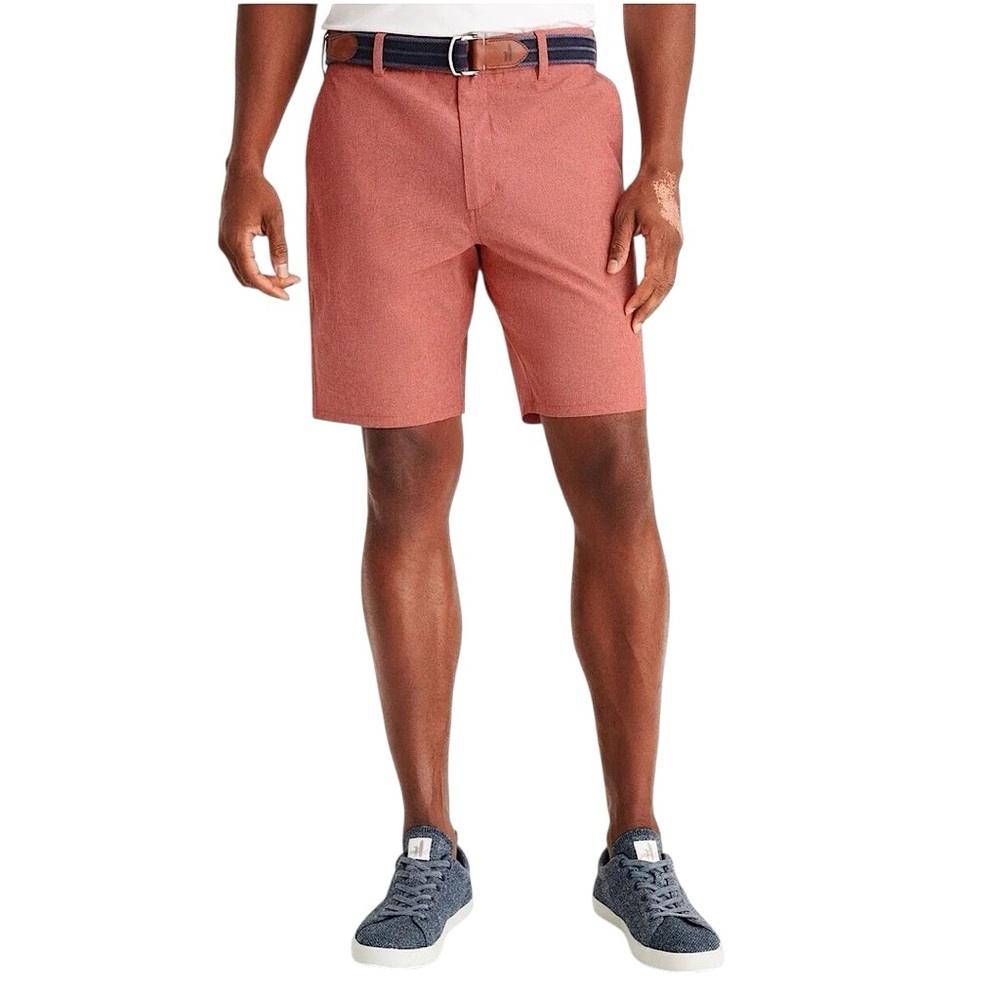 JOHNNIE-O Calcutta Prepformance Shorts 9” in Coral
